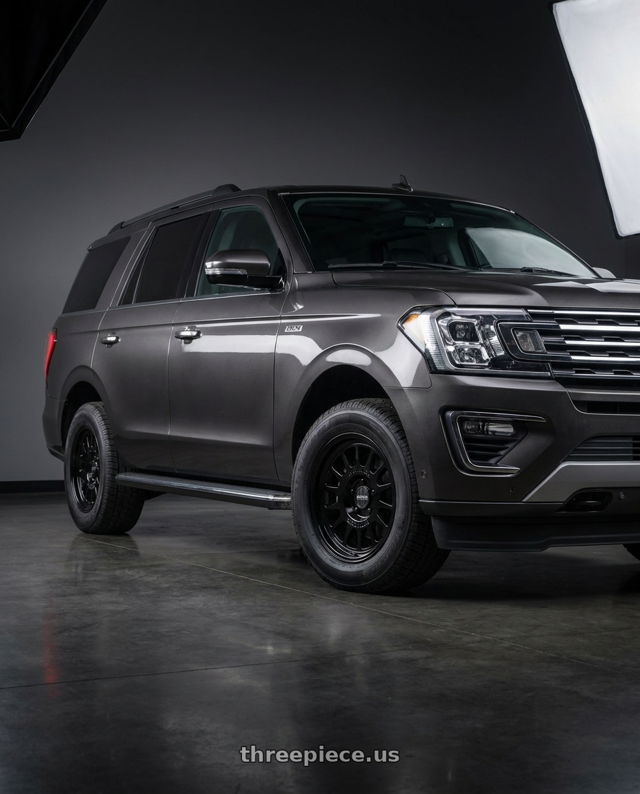 2020 Ford Expedition Max XLT with Method Race Wheels 318B 6X135 17x8.5 +0 GLOSS BLACK wheels