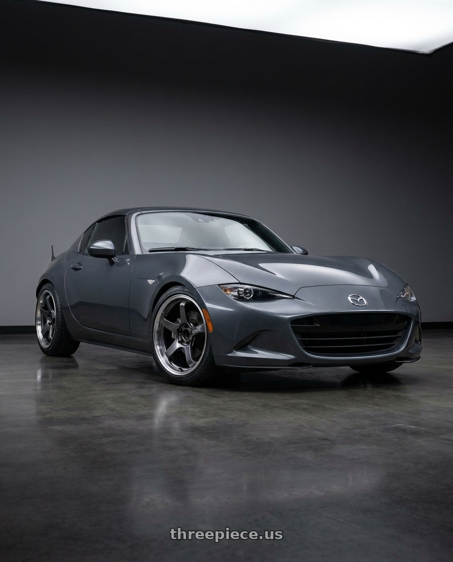 2023 mx-5 RF GT with Advan Racing GT BEYOND 4x100 17x8.0 +35 RACING TITANIUM BLACK wheels