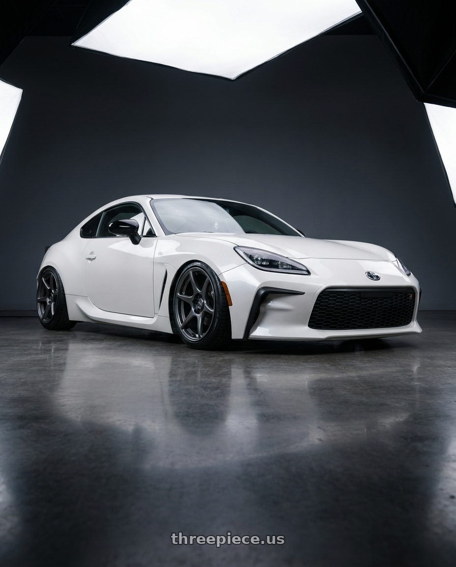 2016 Scion FR-S with Kansei K11G Tandem 5X100 17x9 22 Gunmetal wheels