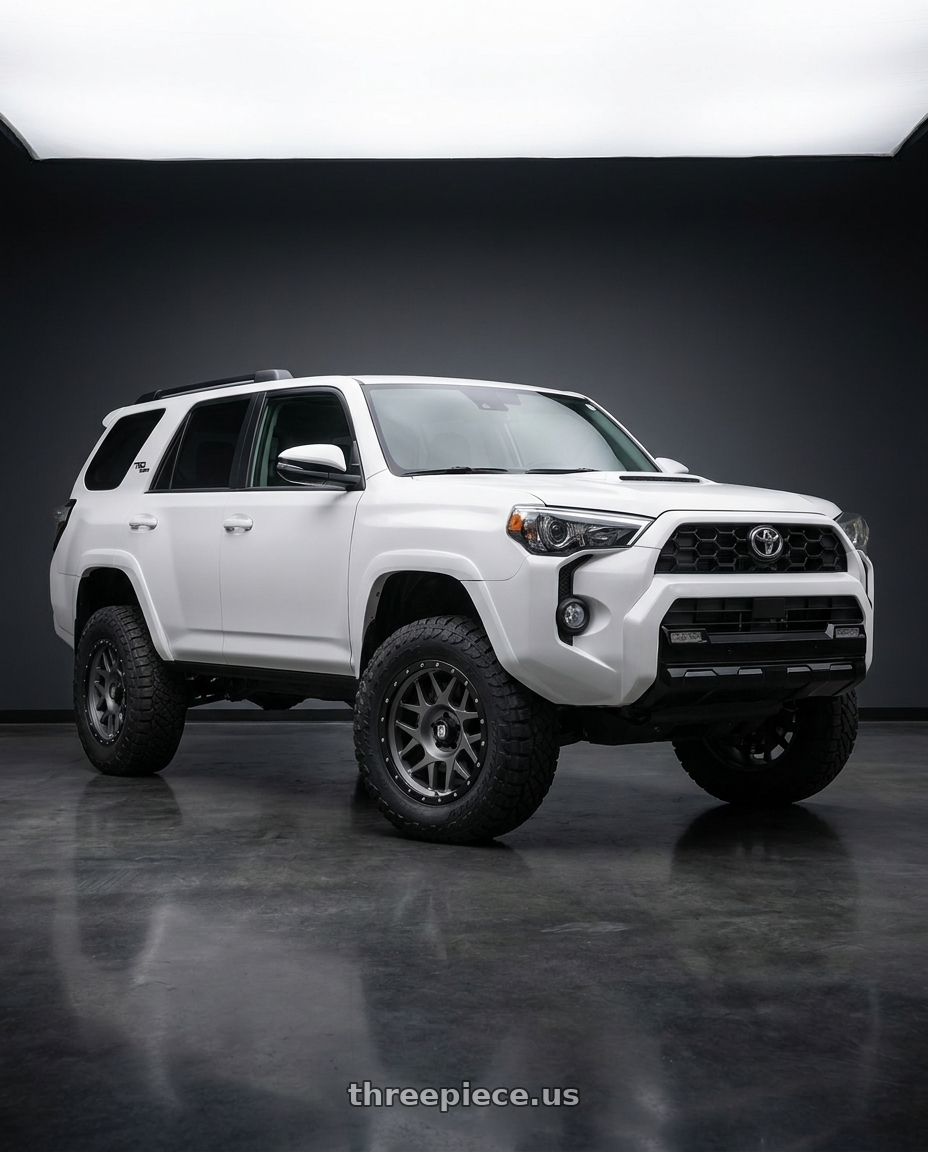 2022 Toyota 4Runner with XD XD127 BULLY 6X139.7 20X9 +18 MATTE GRAY BLACK RING wheels