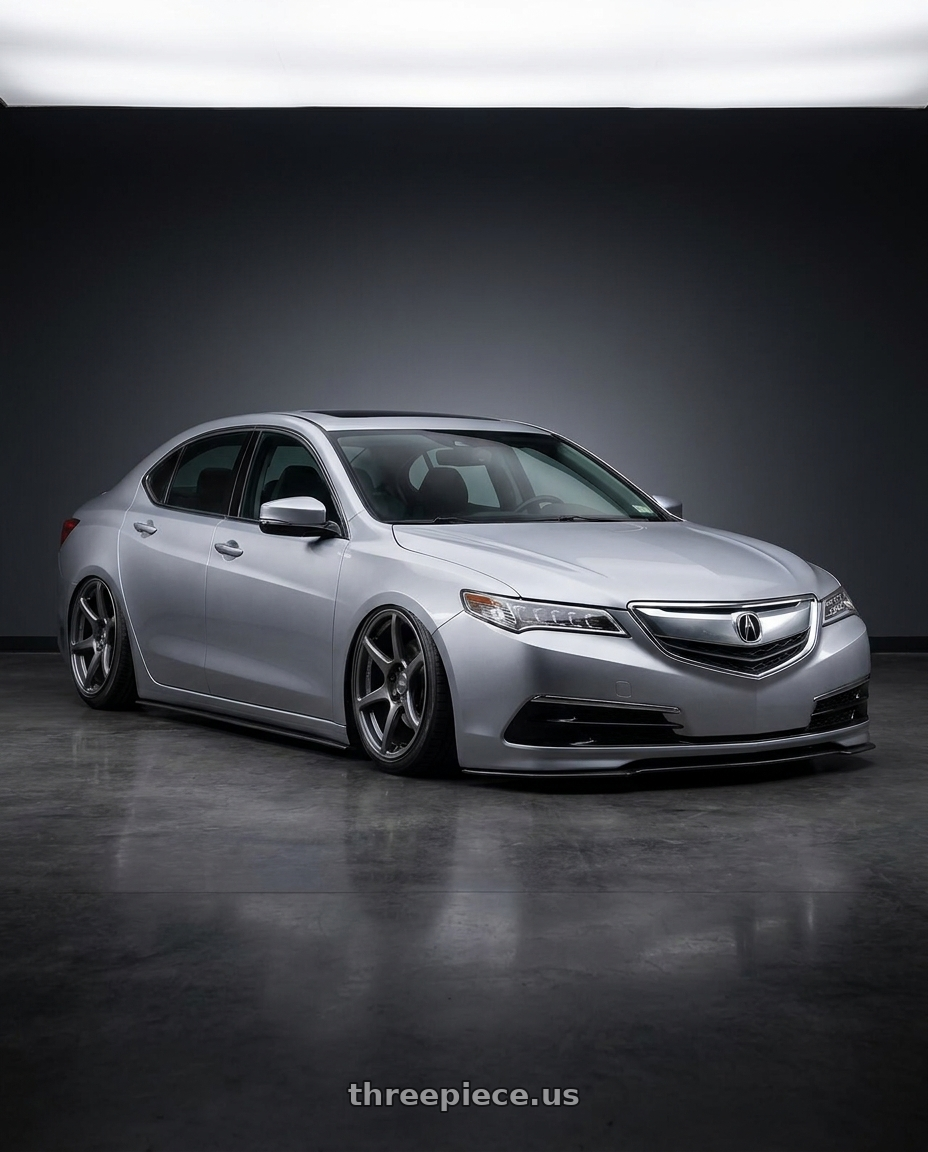 2019 Acura TLX with Kansei K11G Tandem 5x114.3 19x10.5 12 Gunmetal wheels