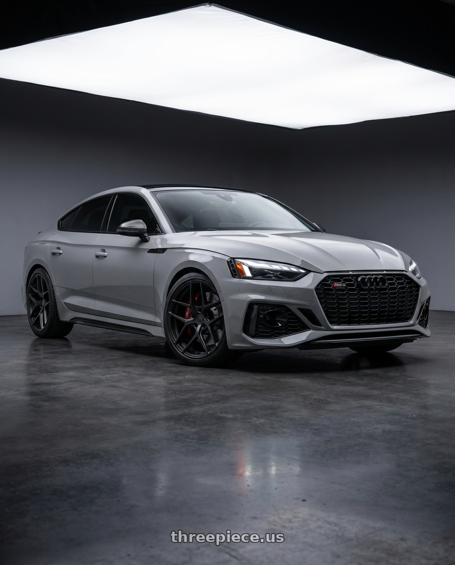 2023 Audi RS 5 with Aodhan AFF2 5x112 20x9+30 Matte Black wheels