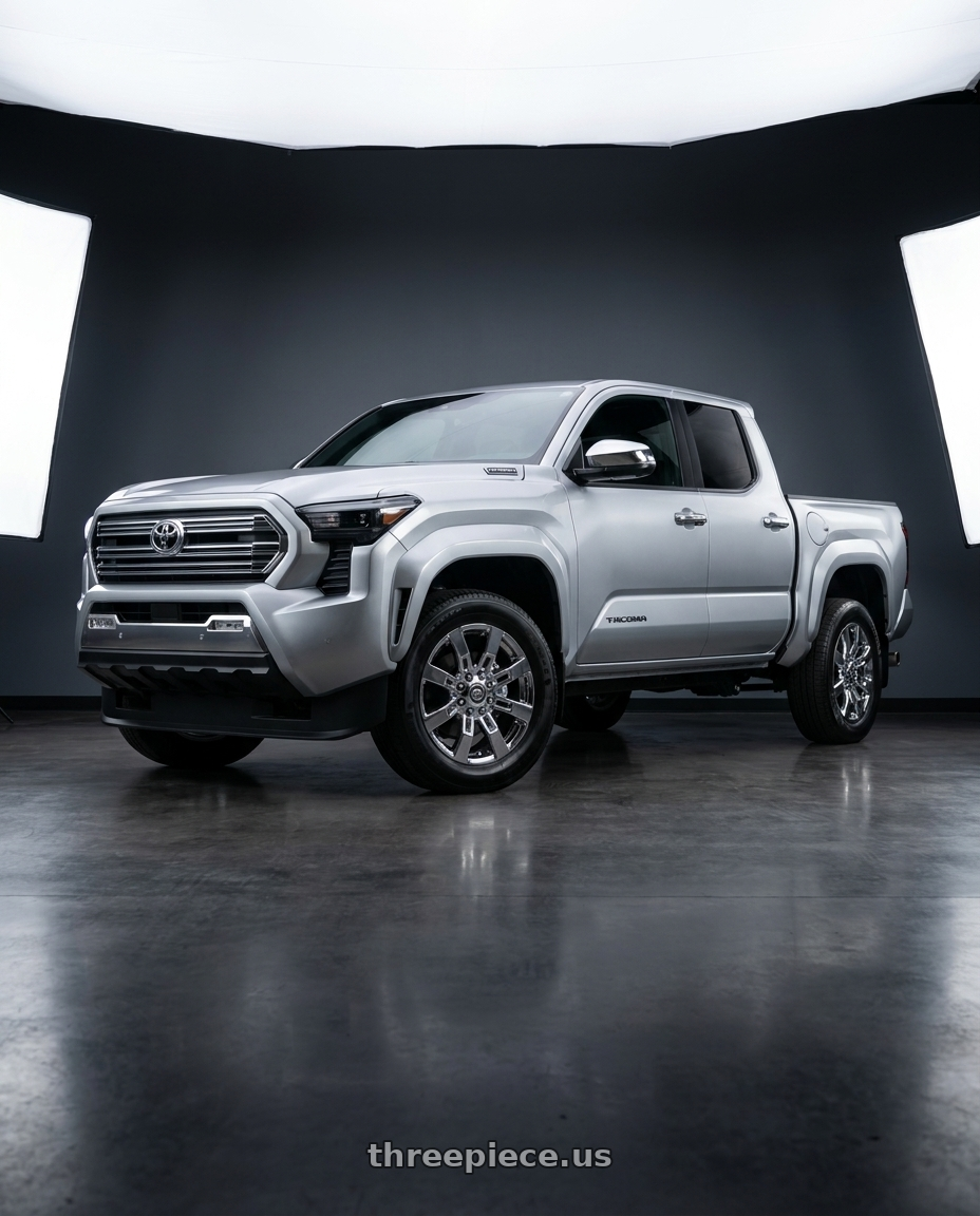 2024 Toyota Tacoma with OE Wheels CA82 6x139.7 20x8.5+31 Chrome wheels