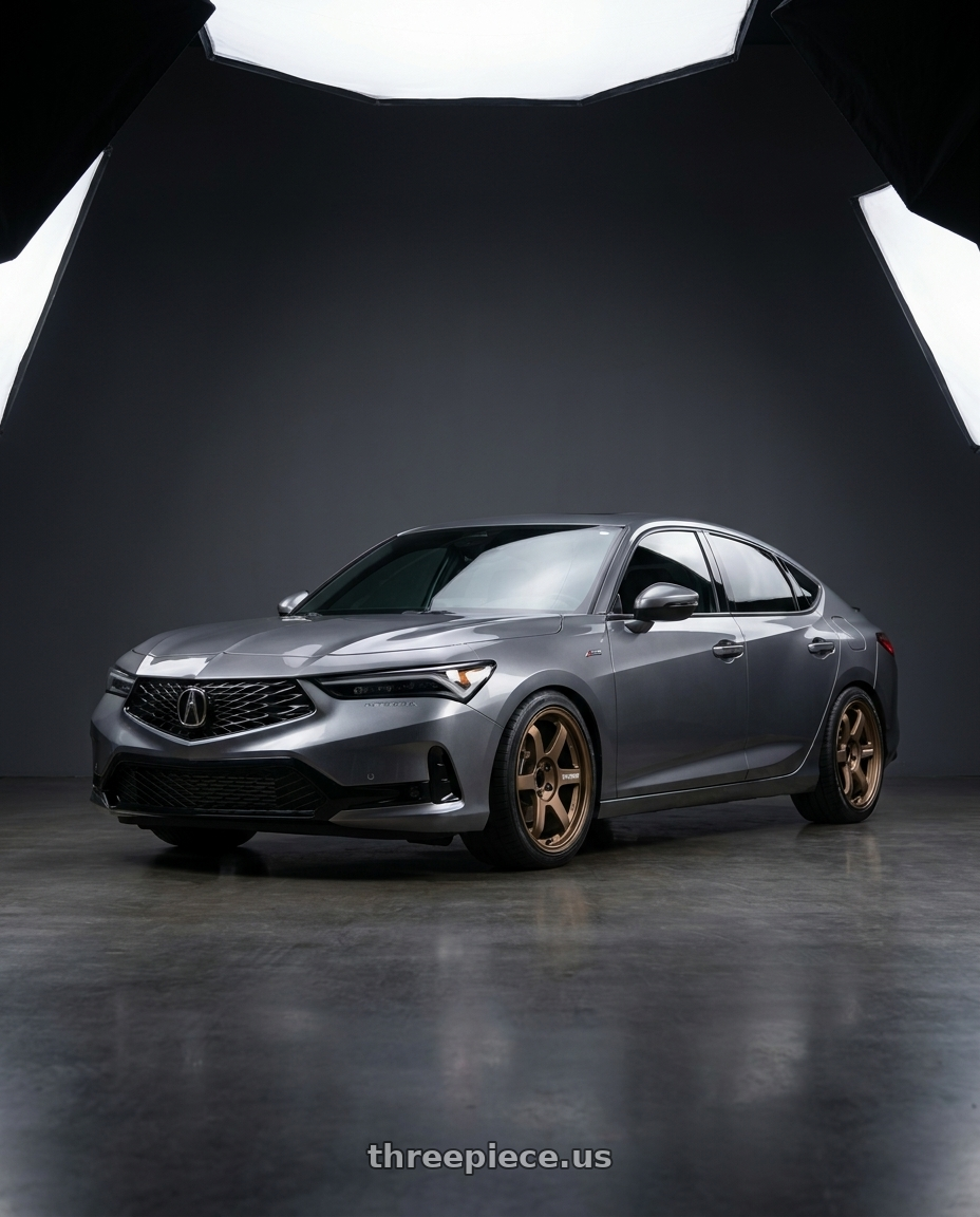 2023 Acura Integra A Spec with Volk Racing TE37 Progressive Model 6x139.7 18x9+0 Large PCD wheels