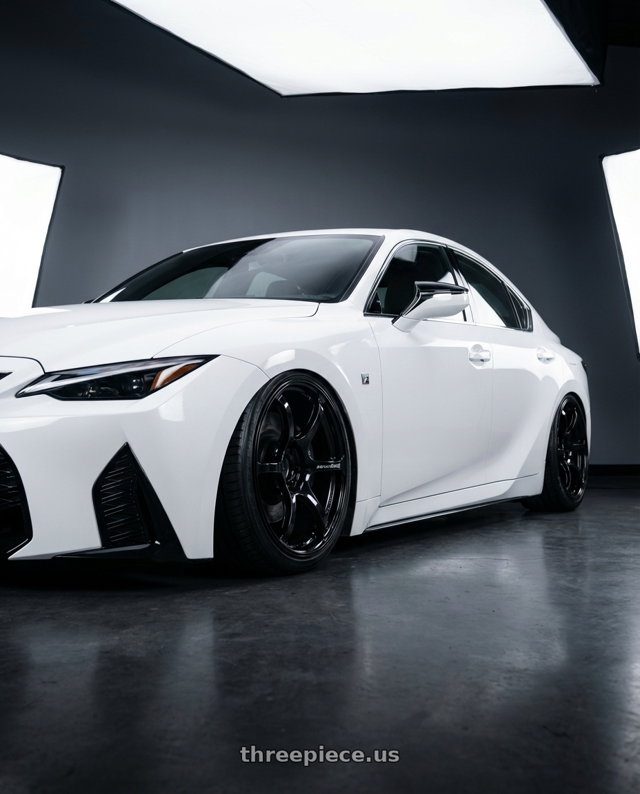 2024 Lexus IS 350 with Advan RGIII 5x114.3 19x10.5+15 Gloss Black wheels
