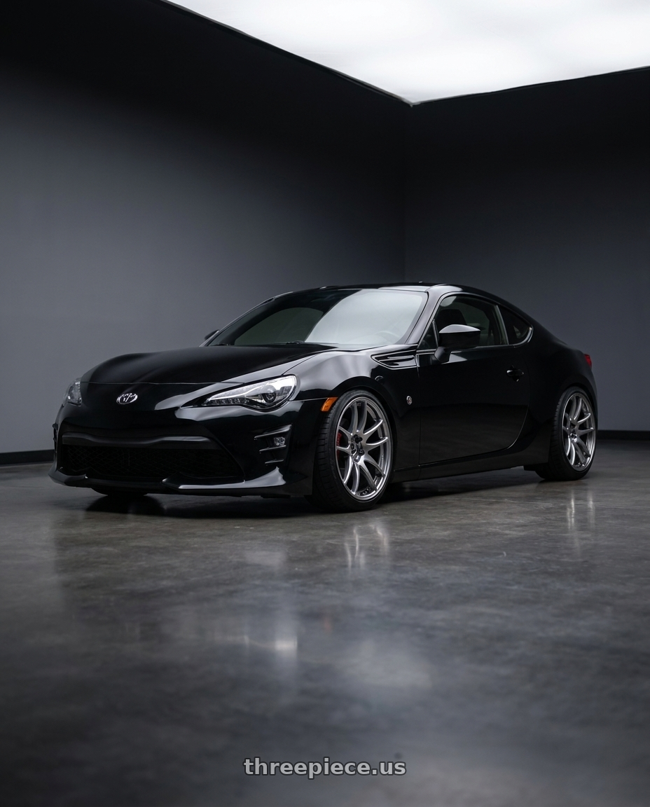 2019 Toyota Gt86 TRD se with Work Emotion Cr Kiwami 5x100 17x9 +38 Gt Silver wheels