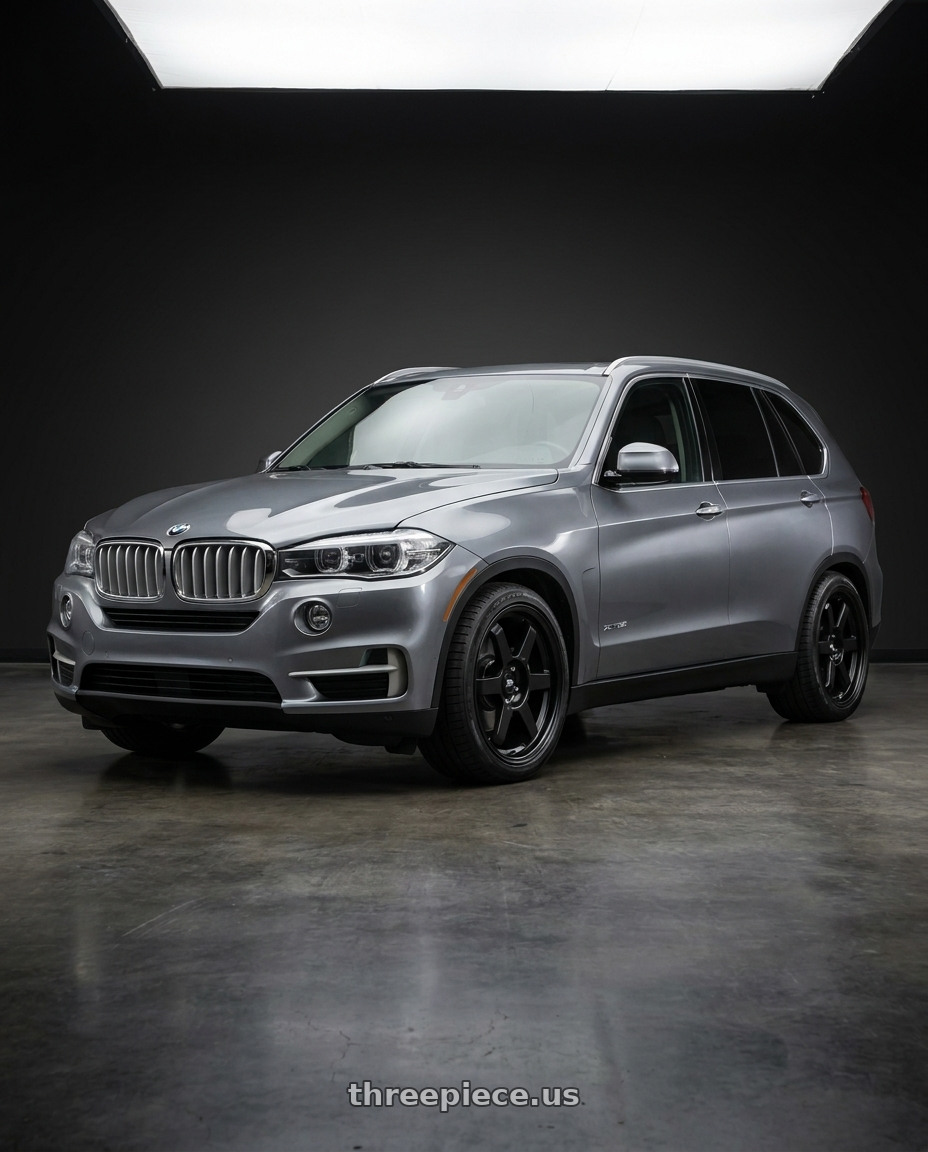 2018 Bmw X5 with MST Wheels Time Attack 5X114.3 18x8.5 +40 Matte Black wheels