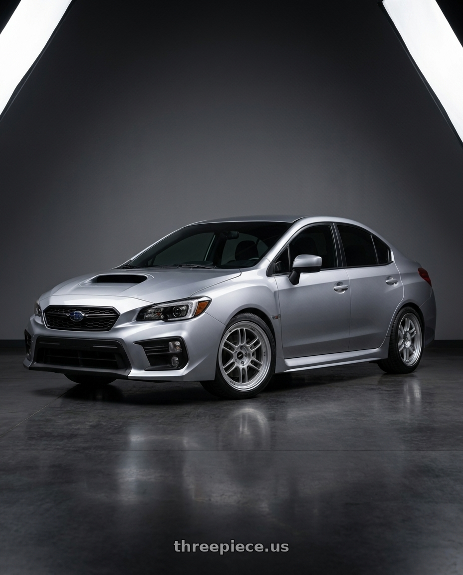 2018  SUBARU  WRX with Enkei RPF1 5x114.3 18x8.5+40 Silver wheels