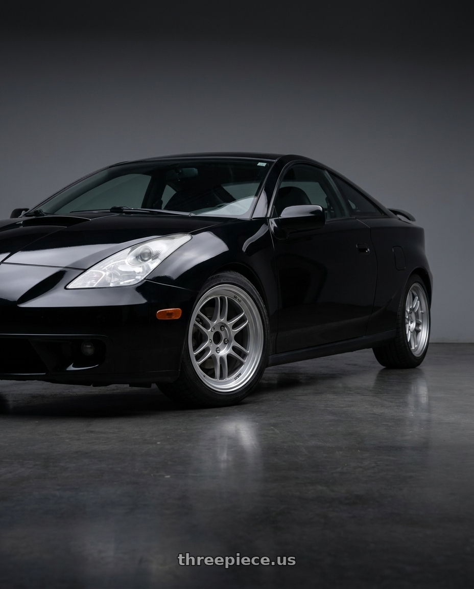 2000 Toyota Celica with Enkei RPF1 5x100 18x8+35 Silver wheels
