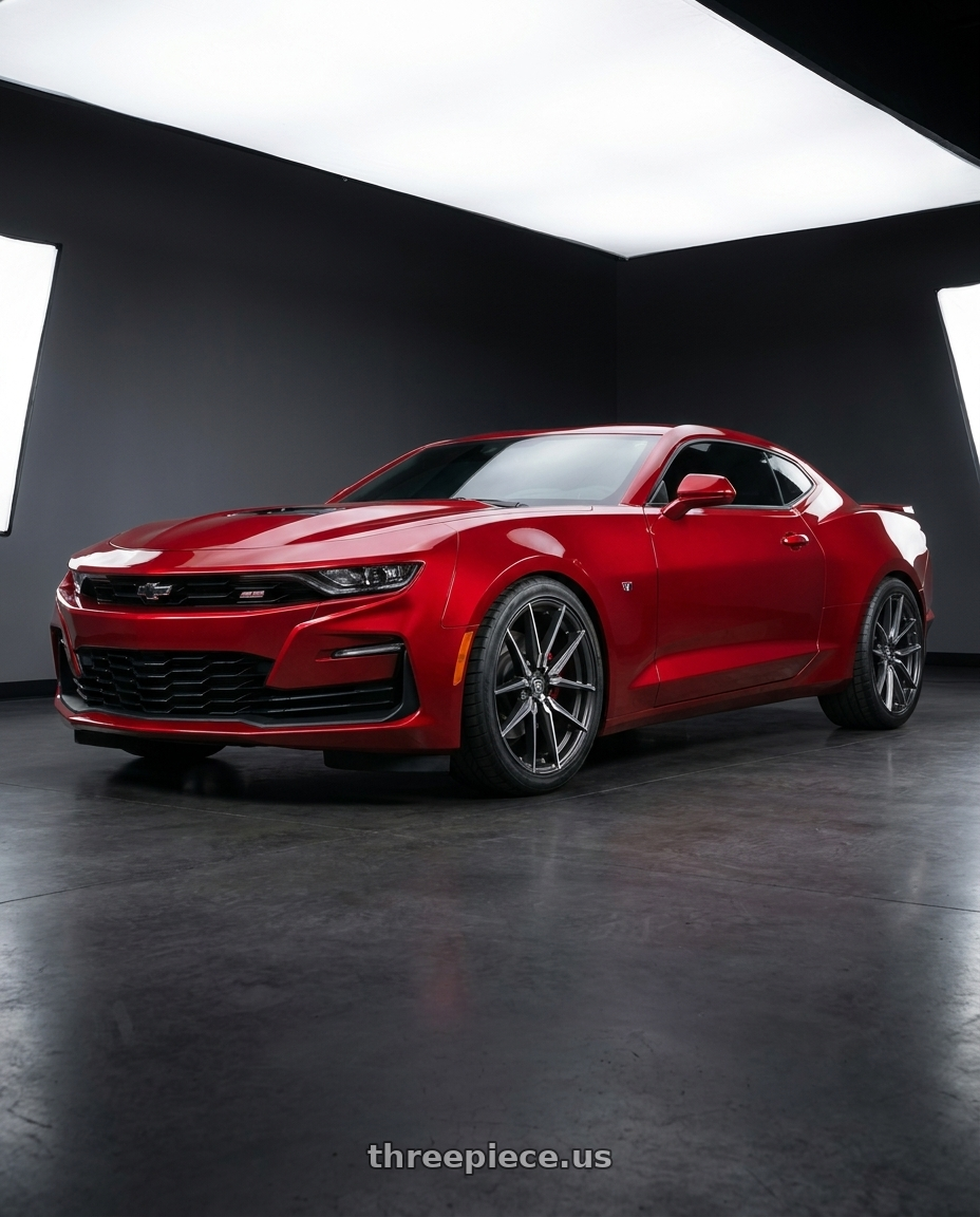 2023 Chevrolet Camaro SS 1LE with TOUREN TR94 3294 5x120 20x9 +35 GLOSS GRAPHITE BRUSHED WITH DARK wheels