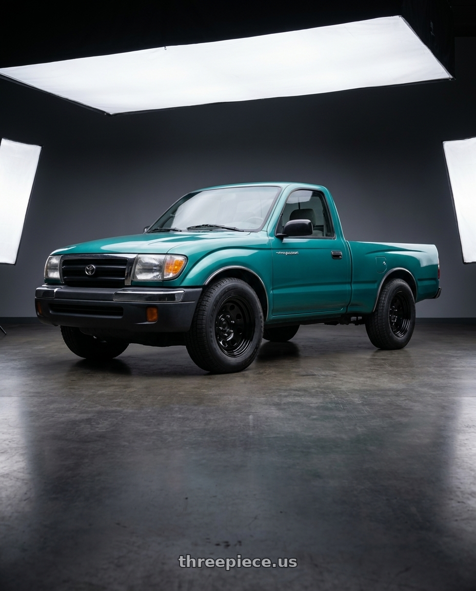 1998 Toyota Tacoma with Vision HD 85H 6x139.7 15x7-6 Gloss Black wheels
