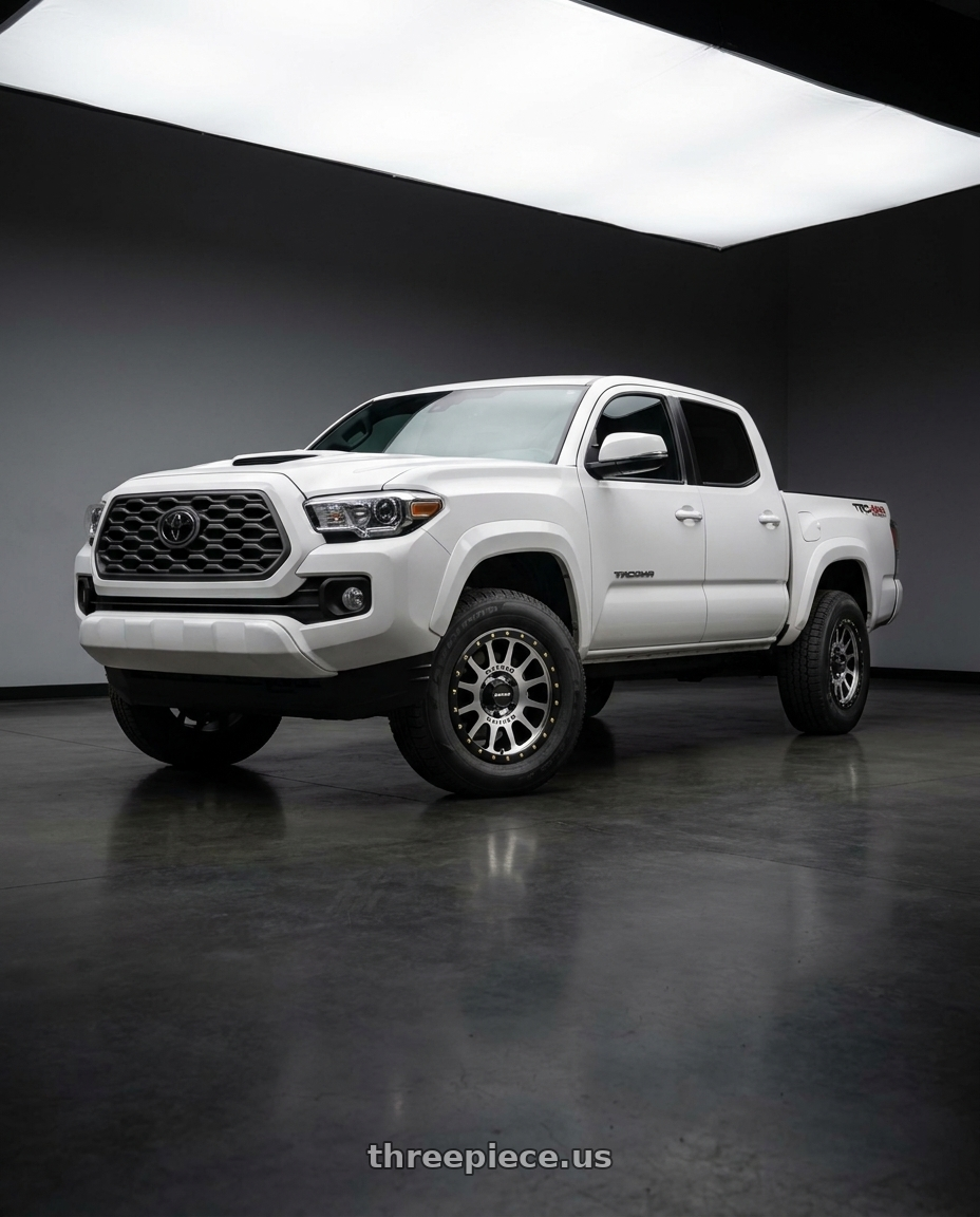 2021 Toyota Tacoma TRD Sport with Method Race Wheels 305MB NV 6x139.7 17x8.5 +0 MACHINED - MATTE BLACK LIP wheels