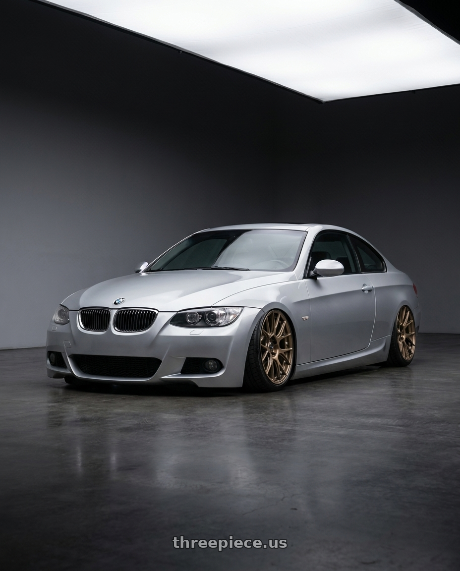 2012 BMW 3 Series E92 with Konig Ampliform 5x120 18x8.5+32 Gloss Bronze wheels
