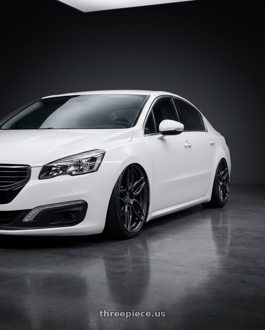 2015 Peugeot 508 with ADV.1 ADV005 5x130 20x9 +40 Satin Black wheels