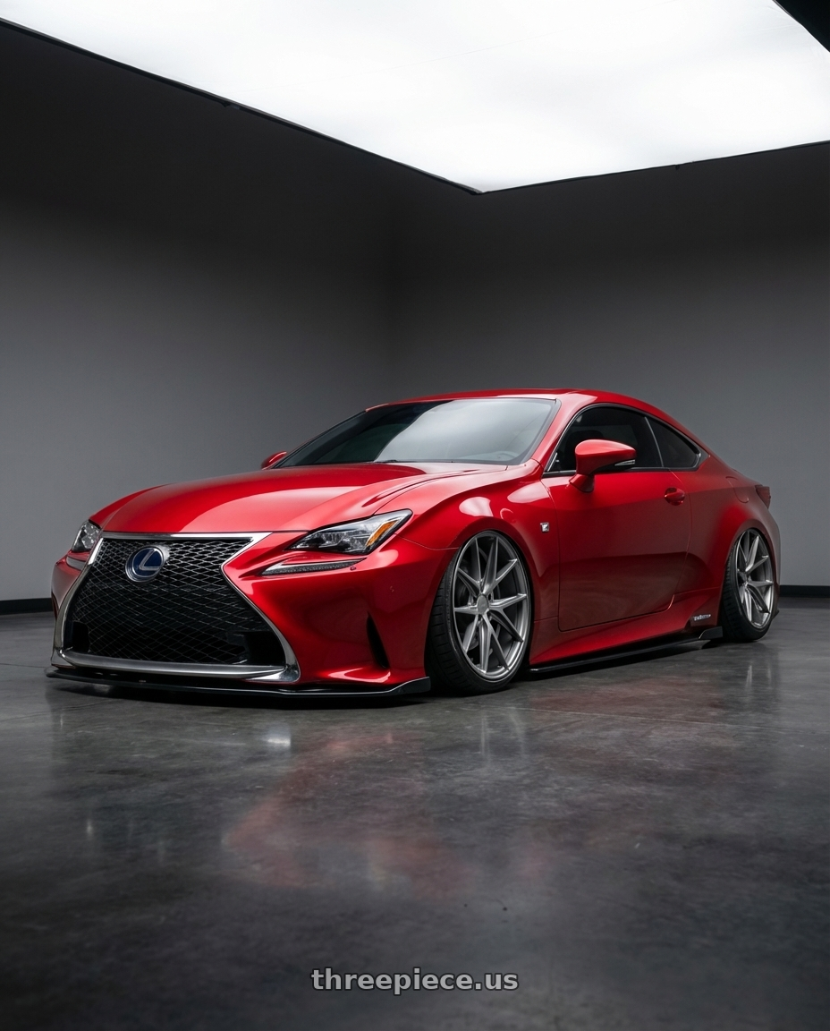 2018 Lexus RC F with Niche 1PC M116 MISANO 5X114.3 19X8.5 +33 MATTE GUN METAL wheels