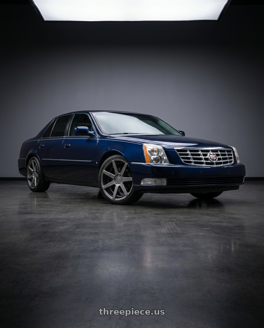 2009 Cadillac DTS with Niche 1PC M149 VERONA 5X120 20X9 +35 MATTE GUN METAL wheels