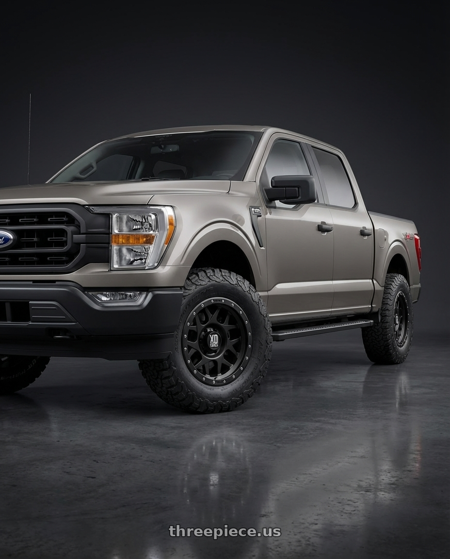 2019 Ford F-150 with XD XD127 BULLY 6X135 20X9 +18 SATIN BLACK WITH REINFORCING RING wheels