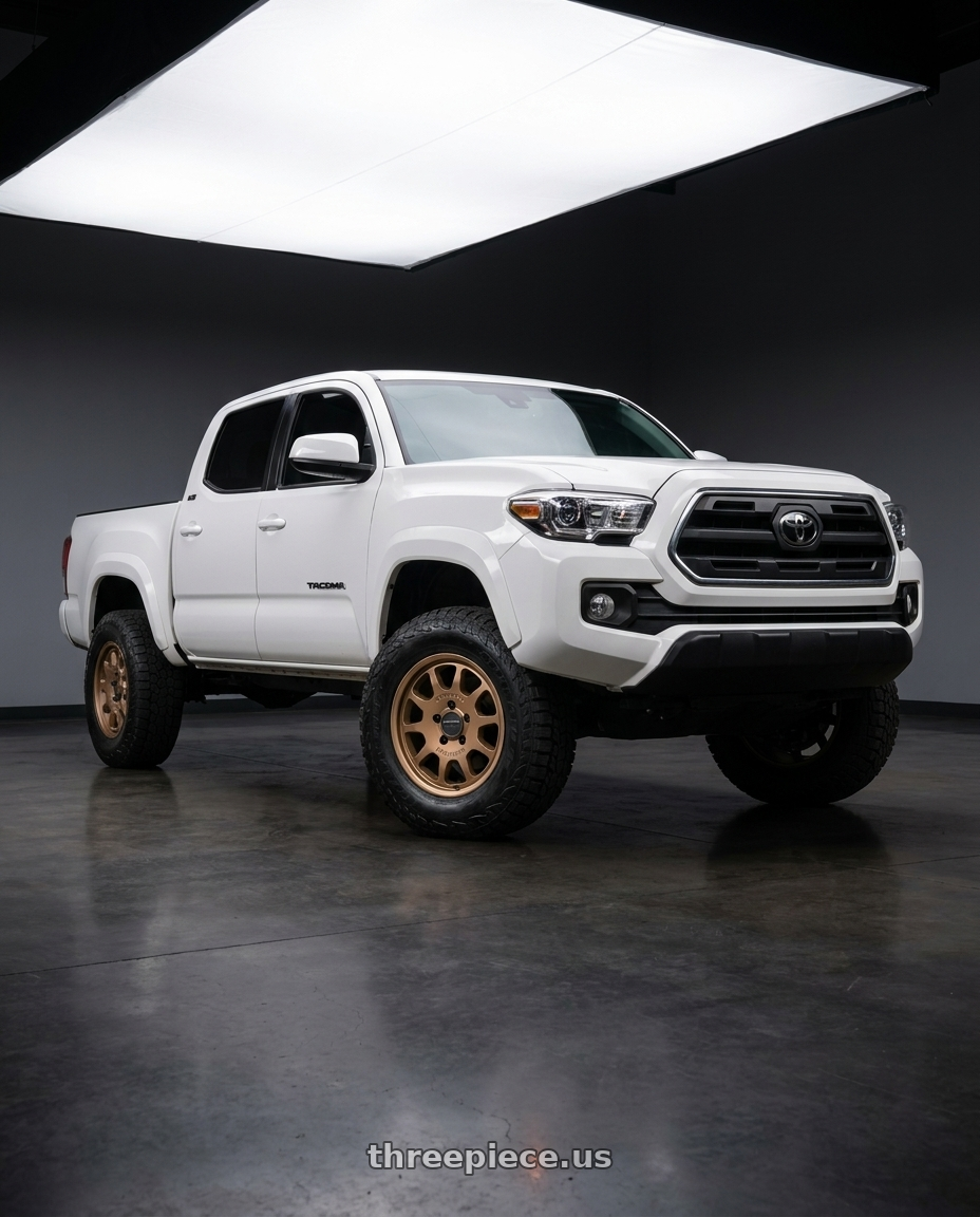 2022 Toyota Tacoma sr5 with Method Race Wheels 703BZ Bead Grip 5X130 16x6 +68 METHOD BRONZE wheels
