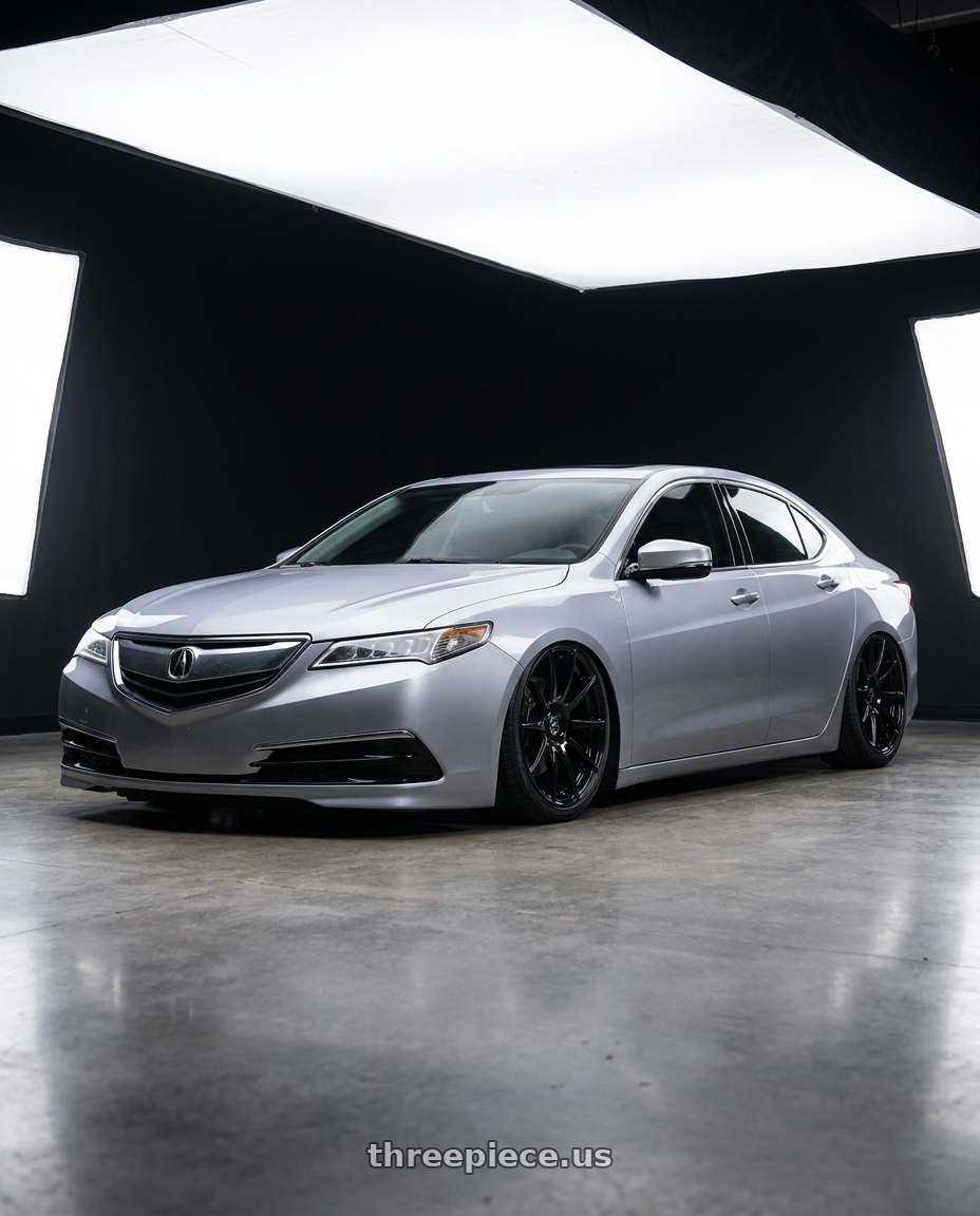 2019 Acura TLX with Forgestar CF10 5x114.3 19x9.5 +29 Gloss Black wheels
