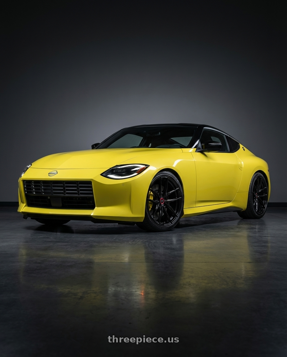 2024 Nissan Z with Vossen HF-5 19x8.5 / 5x114.3 / ET32 / Flat Face / 73.1 - Gloss Black Wheel - HF5-9N60 wheels