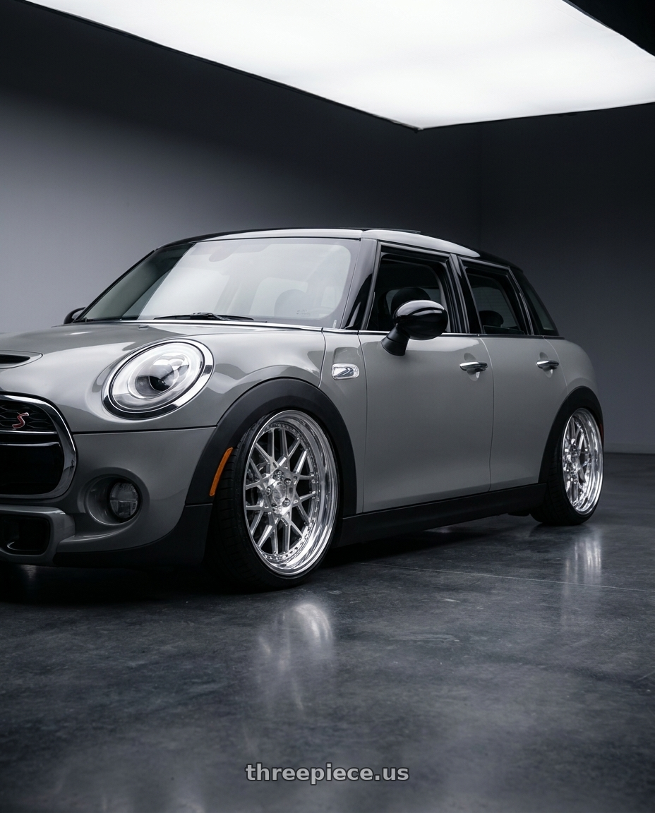 2013 Mini Cooper S with Carolina Forged Charleston 6x135 22x12 -40 High Polish wheels