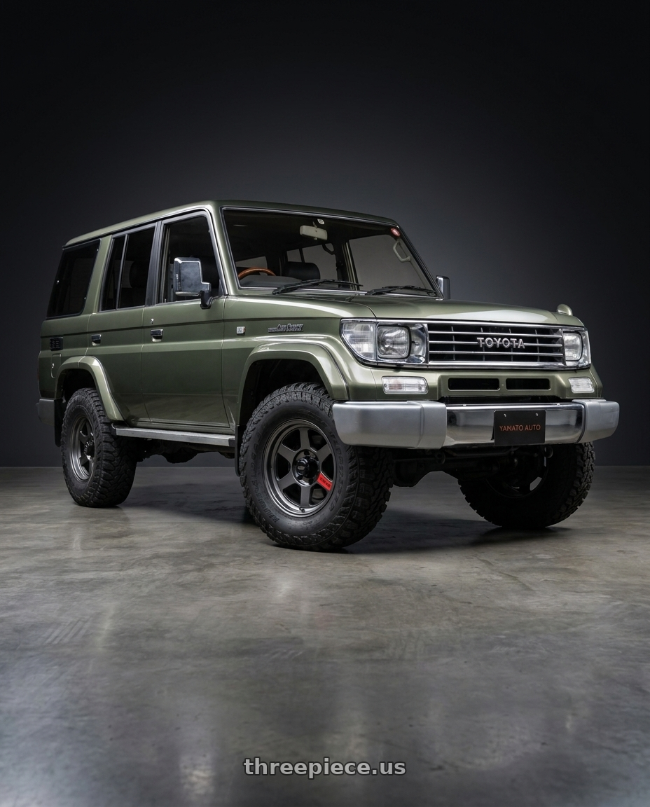 1994 Land Cruiser prado with Volk Racing TE37XT SL M-SPEC 6x139.7 16x8-20 Pressed Graphite wheels