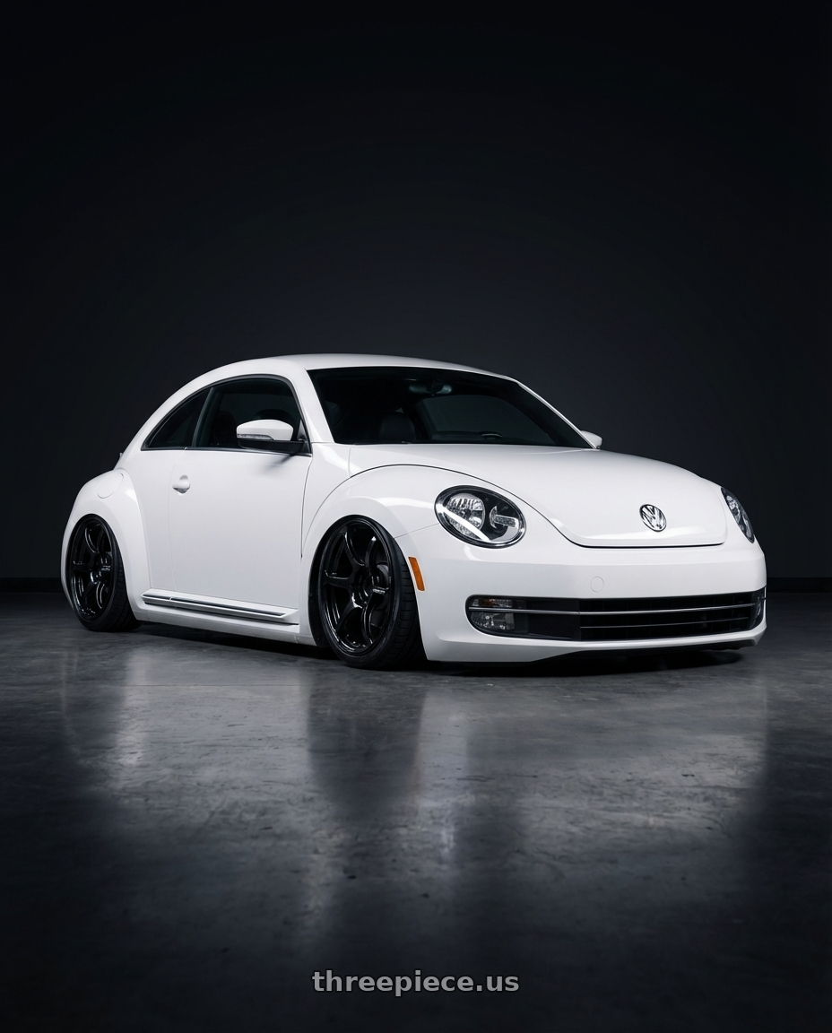 2016 Volkswagen Beetle Turbo with Advan RGIII 5x112 19x8.5+45 Gloss Black wheels