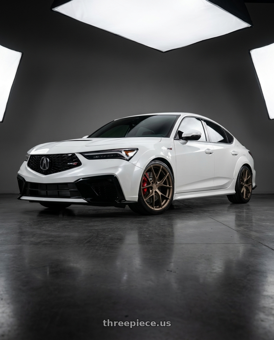 2026 Acura Integra Type S with Aodhan AFF7 5x120 19x9.5+35 Matte Bronze wheels