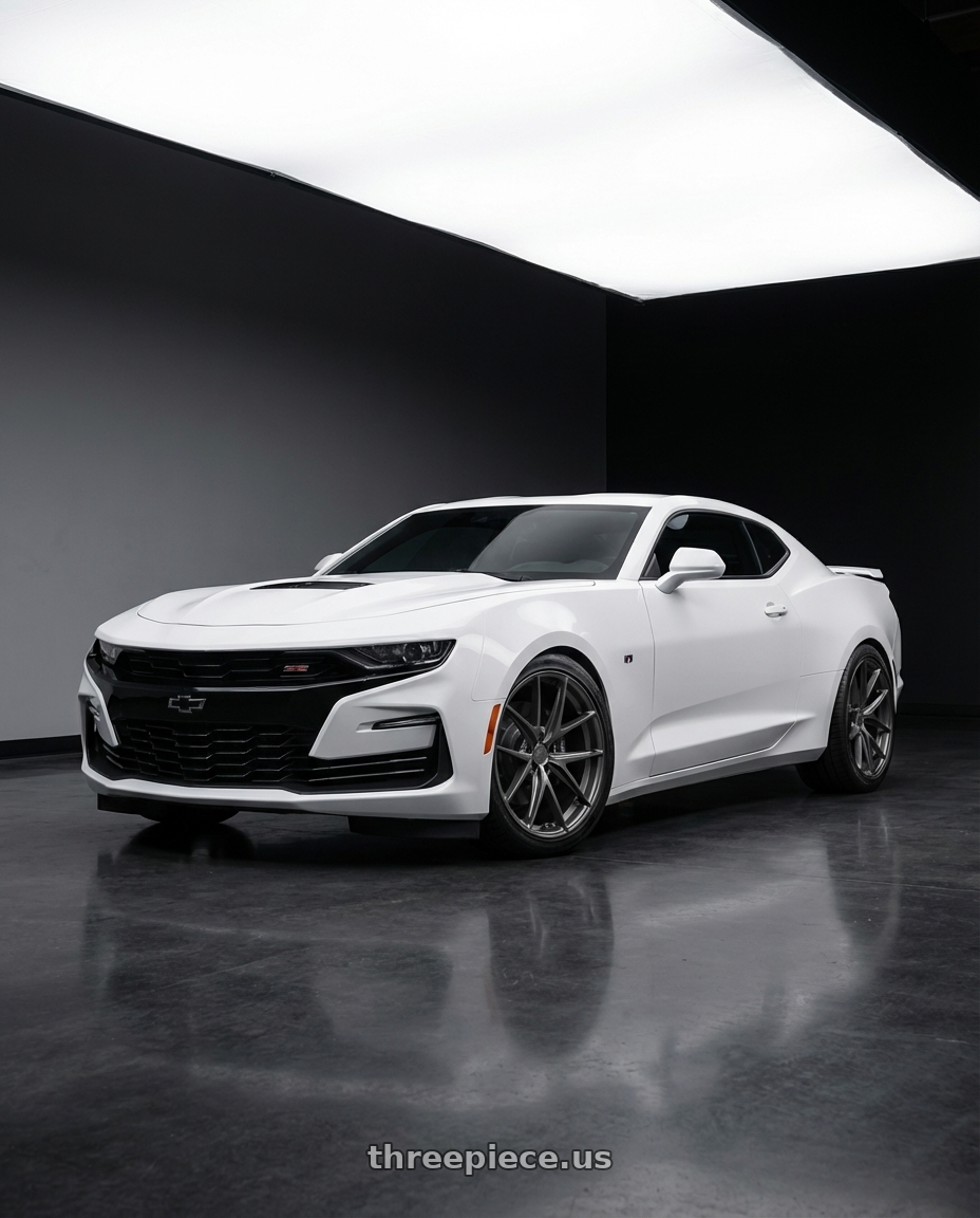 2022 Chevrolet Camaro with Niche 1PC M116 MISANO 5X120 20X10.5 +35 MATTE GUN METAL wheels