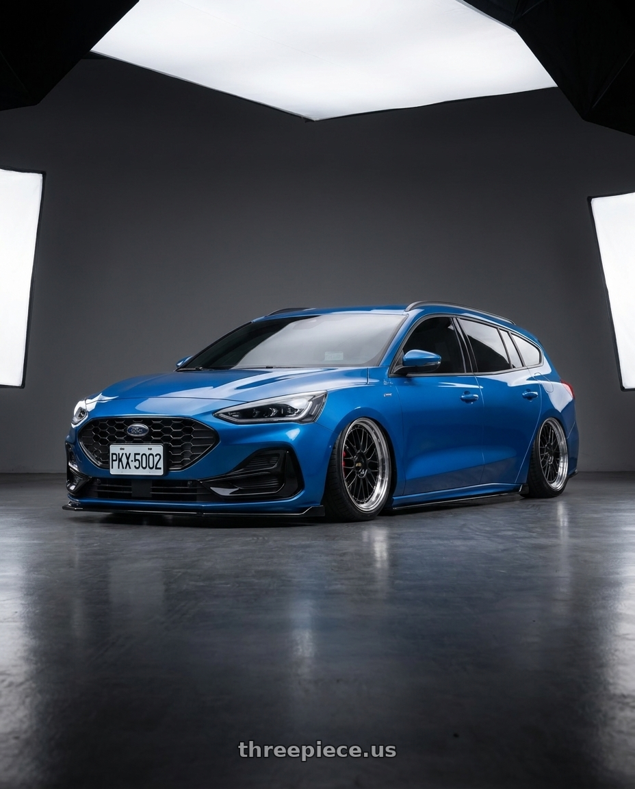 2024 ford focus wagon with BBS LM 5x112 20x8.5+38 Diamond Black wheels