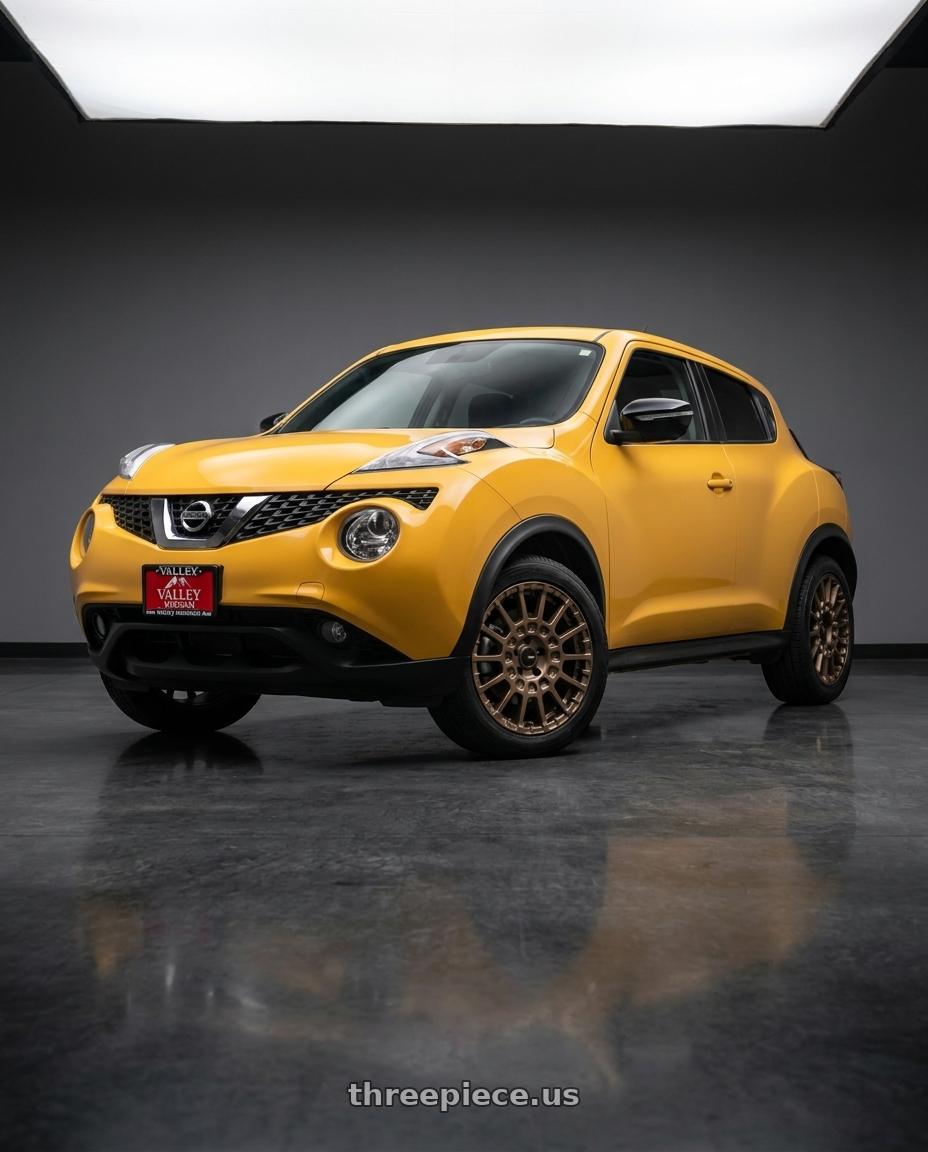 2016 Nissan Juke with Enkei Overlander 5x114.3 18x8+35 Gloss Bronze wheels