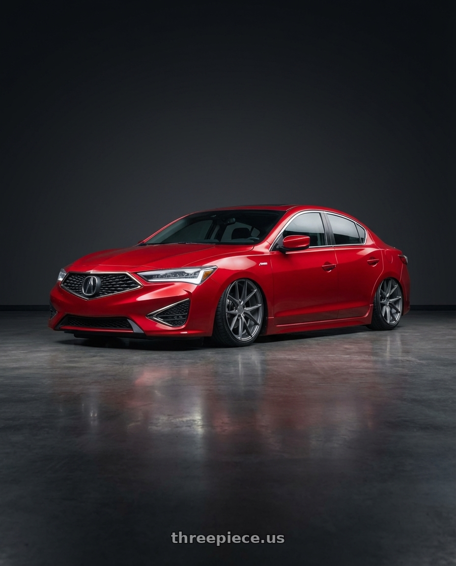 2012 Acura ILX with Niche 1PC M116 MISANO 5X114.3 18X9.5 +40 MATTE GUN METAL wheels