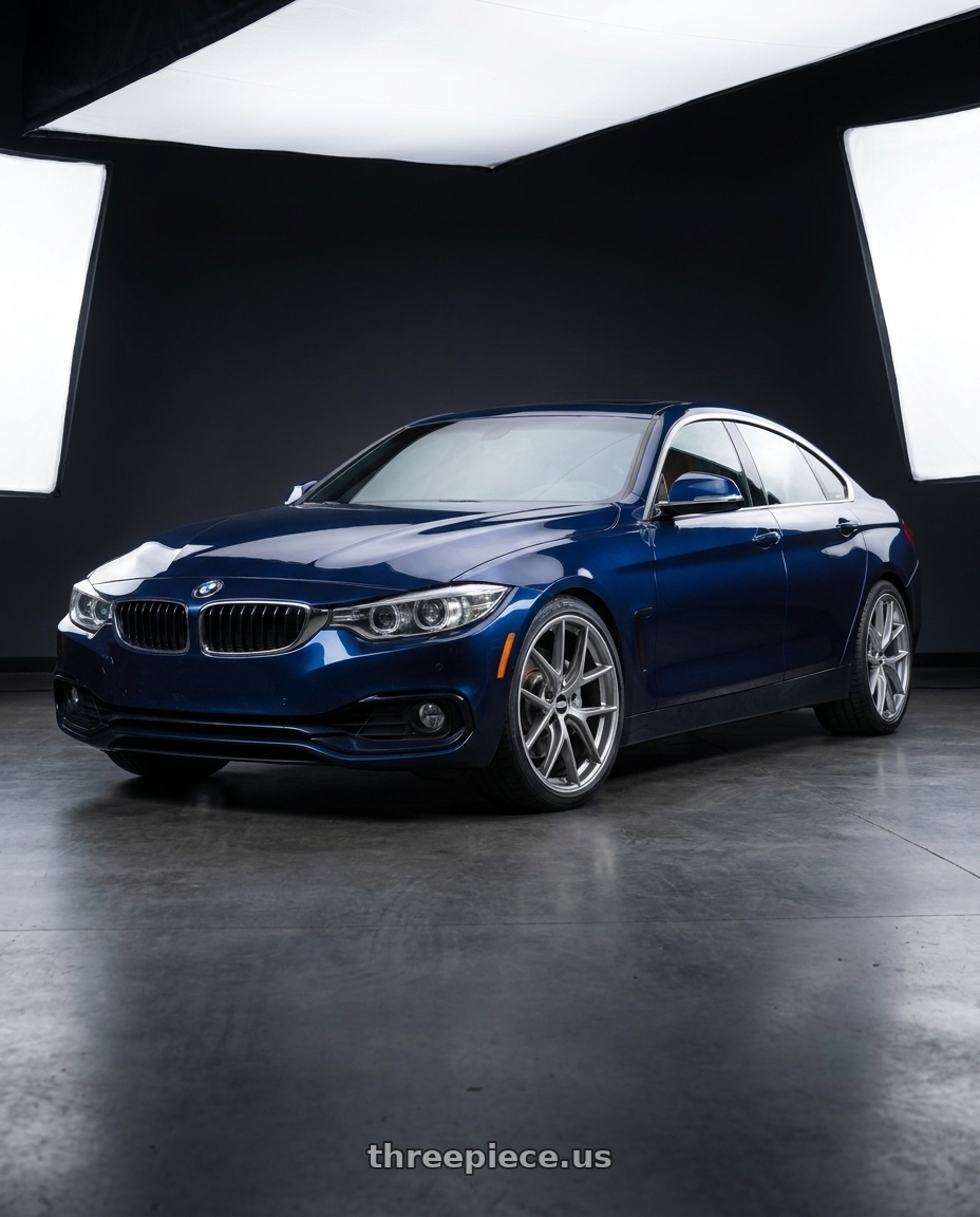 2020 BMW 4 Series 430i with BBS CI-R 5x120 19x9 +32 Platinum Silver Polished Rim Protector wheels