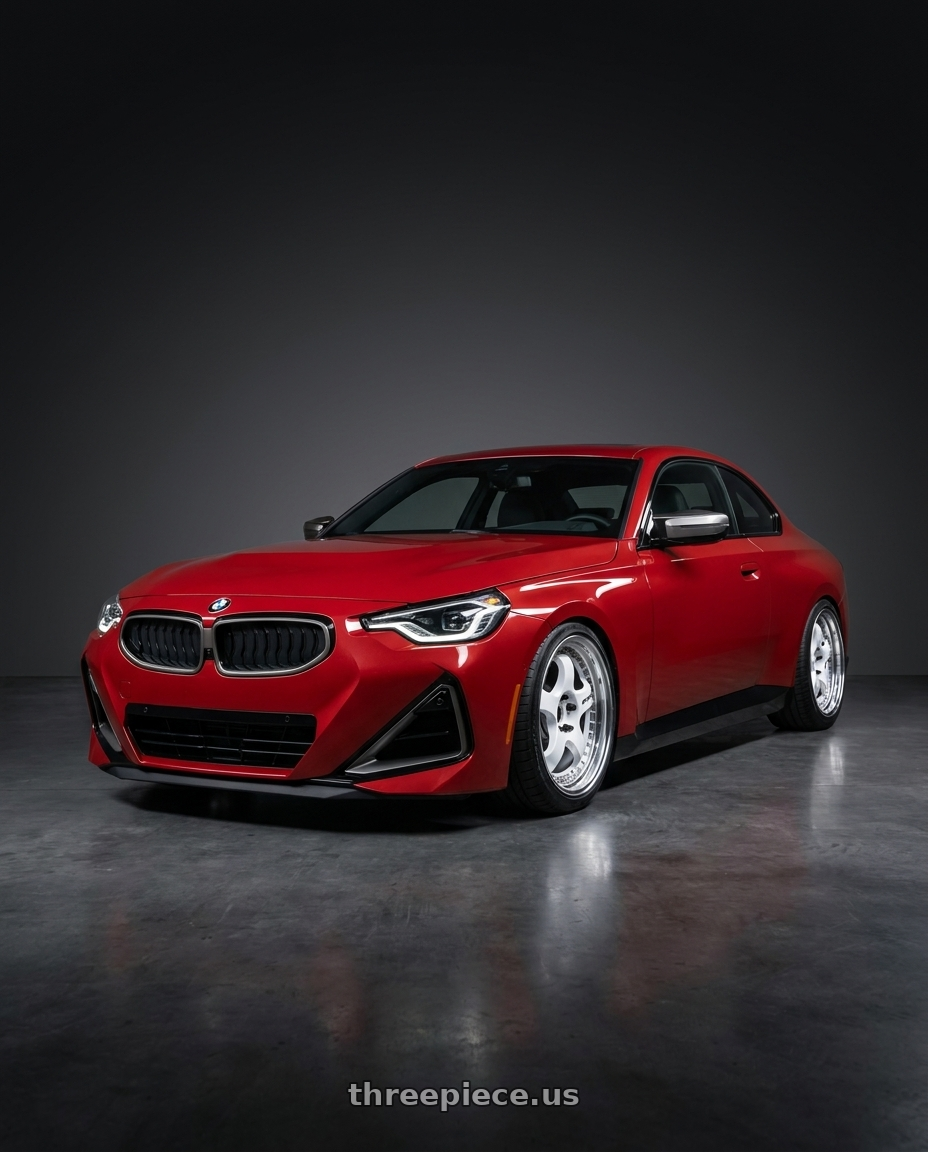 2023 BMW M240i with Work Meister S1 3P 5x112 19x9.5+38 R Disk White wheels