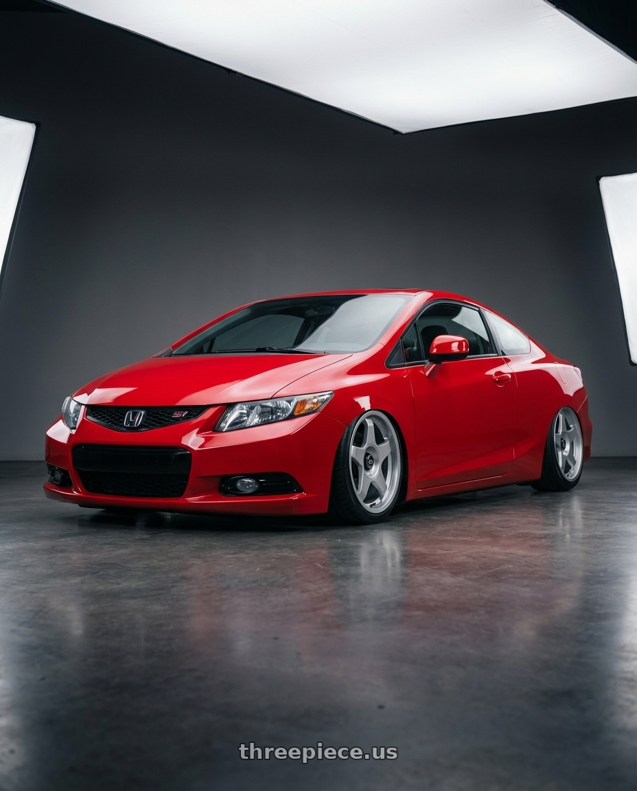 2015 Honda Civic Si with fifteen52 CHICANE 5x114.3 / 5x100 18x8.5 +35 SPEED SILVER (GLOSS SILVER) wheels