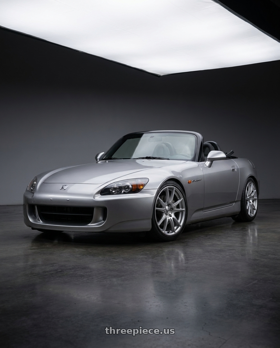 2009 Honda S2000 with Ssr Gtv02 5x114.3 17x8+45  GLARE SILVER wheels