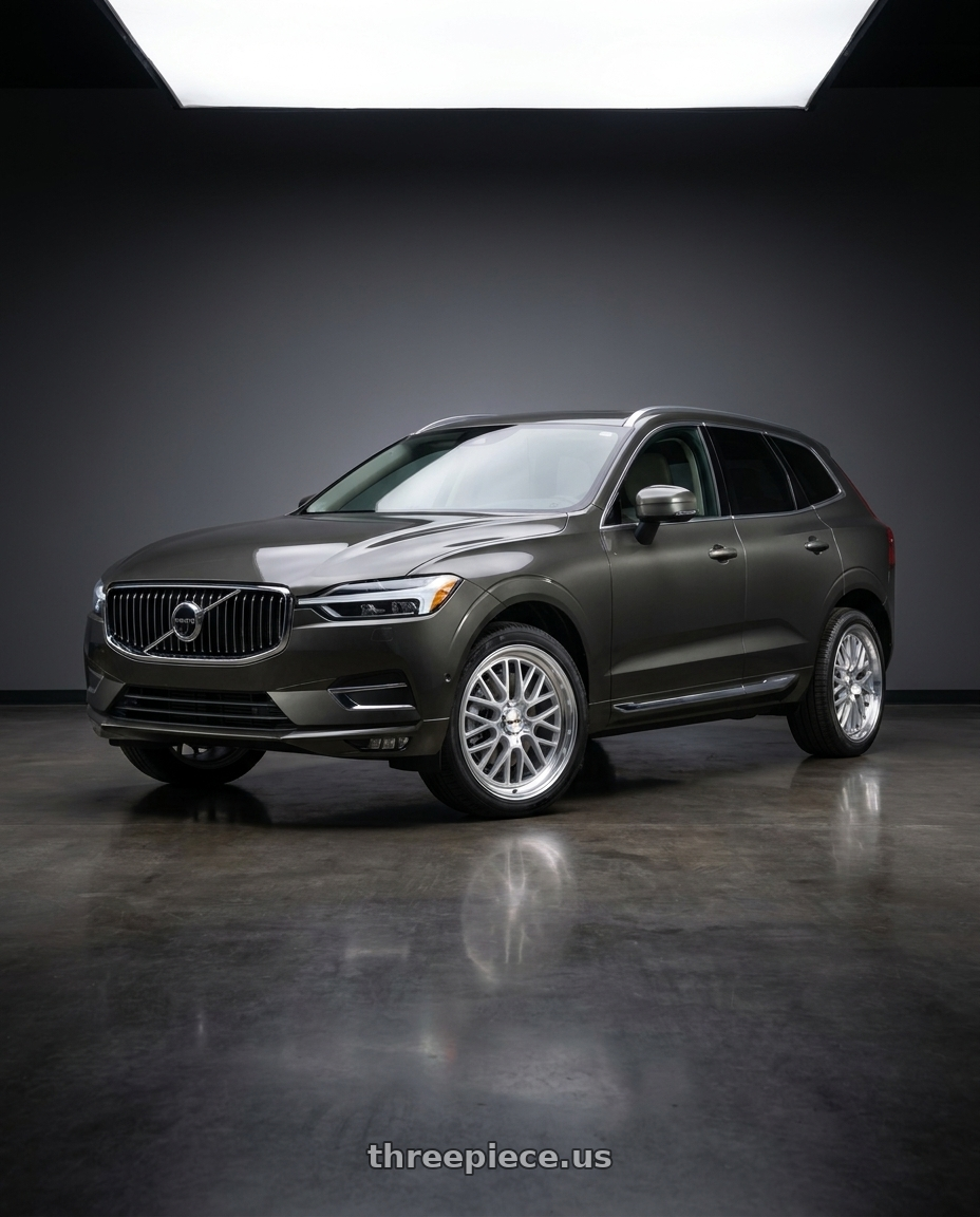 2022 volvo XC60 Inscription with TSW HOCKENHEIM S 5X108 20X8.5 +40 SILVER W/ MIRROR CUT LIP wheels