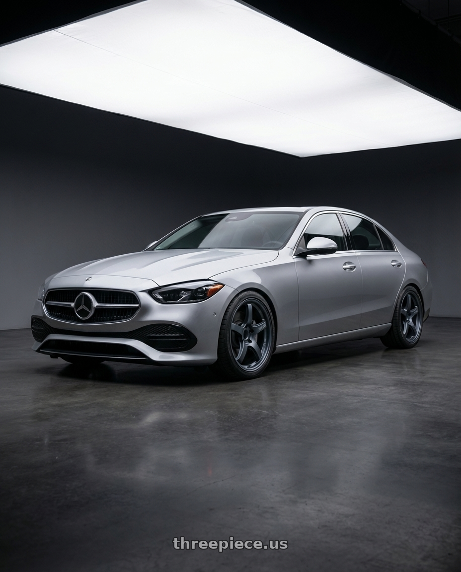 2022 Mercedes-Benz C-Class W206 with Gram Lights 57CR 5x112 19x10.5+35 Gunblue II wheels