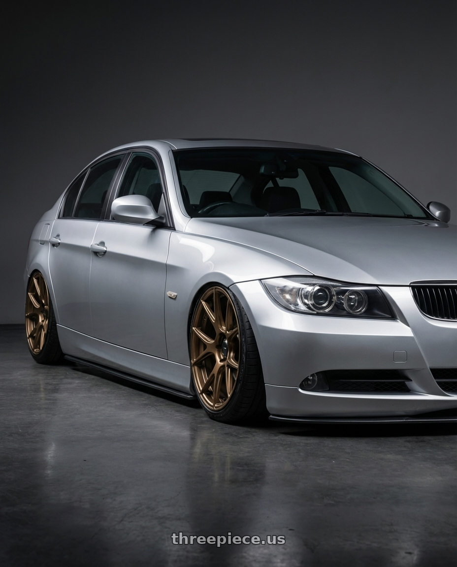 2012 BMW 3 Series E92 with Konig Ampliform 5x120 19x10+28 Gloss Bronze wheels