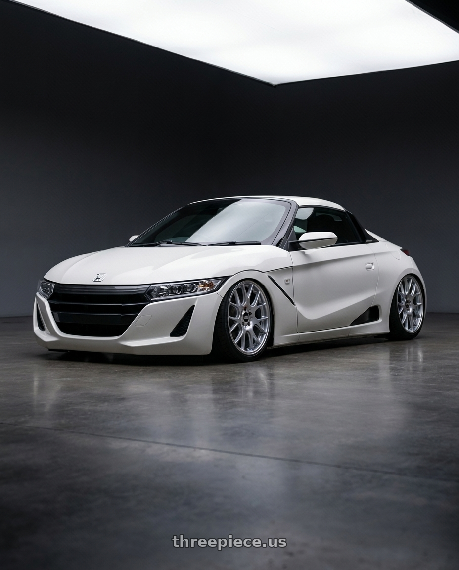 2016 Honda s660 with BBS CH-R 5x130 19x8.5 +51 Brilliant Silver Polished Rim Protector wheels