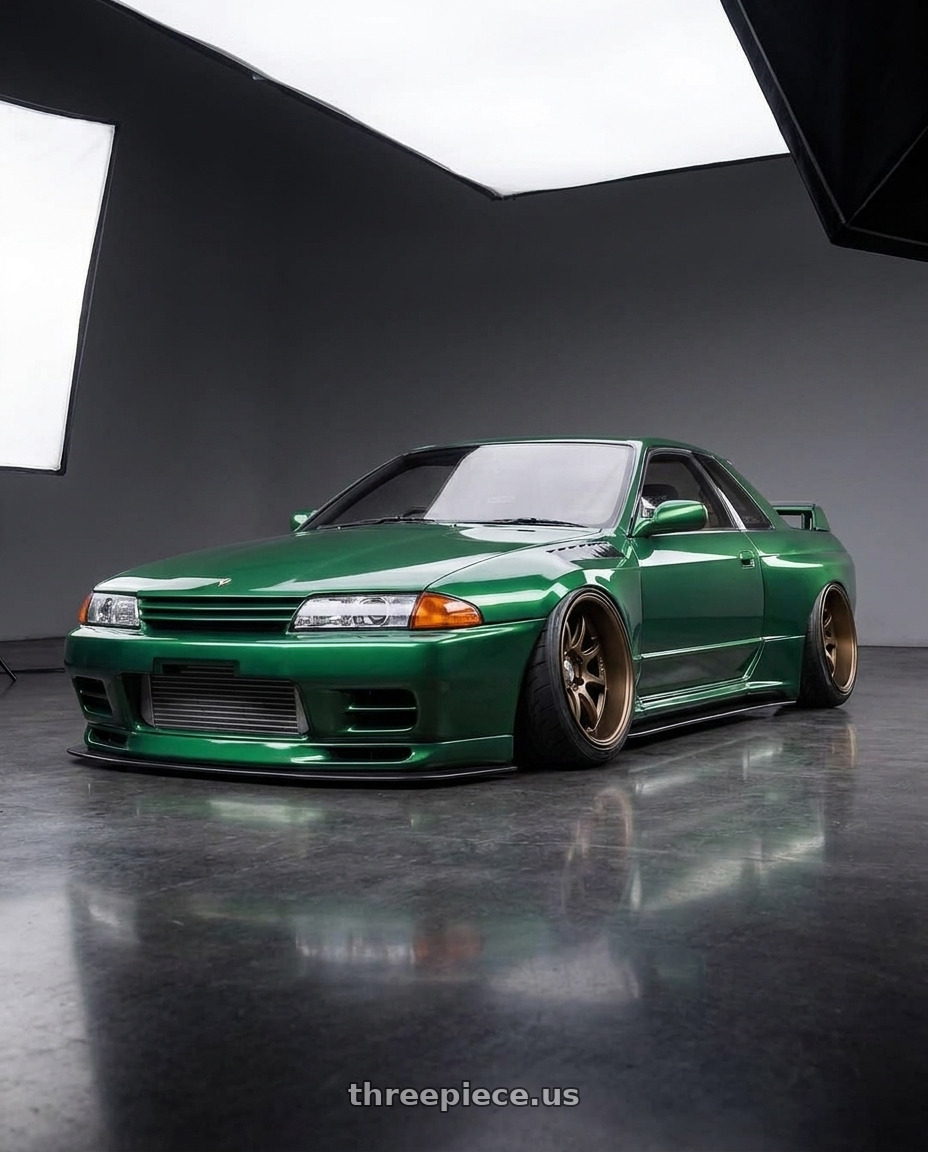 1993 Nissan Skyline R32 GTR with Work Emotion D9R wheels