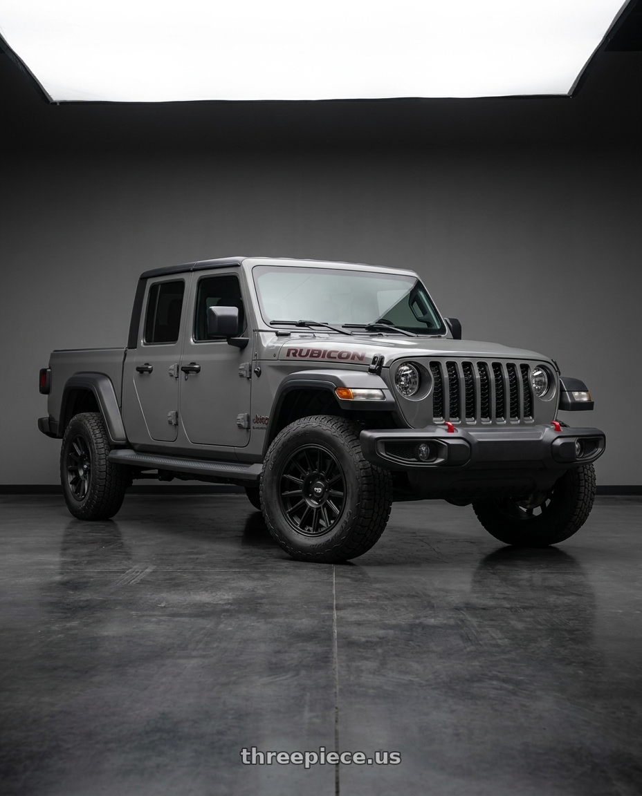 2021 Jeep Gladiator Sport with Dirty Life Journey 9316 5x127 17x8.5+0 Matte Black wheels