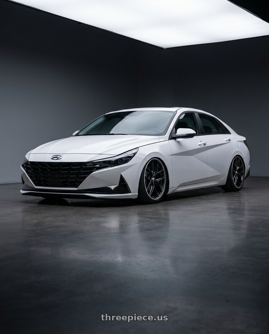 2024 Hyundai Elantra N with BBS CC-R 5x114.3 19x8.5+30 Satin Black wheels