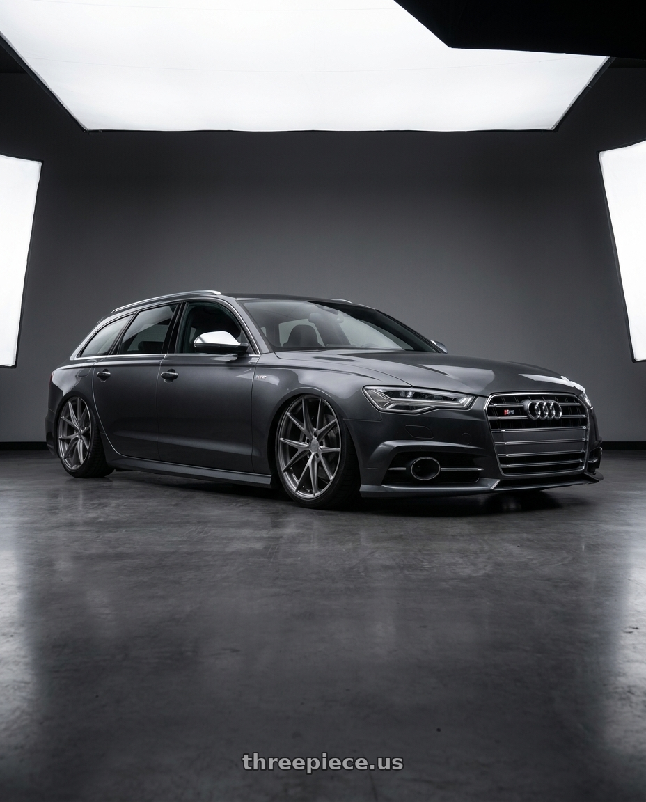 2016 Audi S6 C7 with Niche 1PC M116 MISANO 5X112 20X9 +26 MATTE GUN METAL wheels