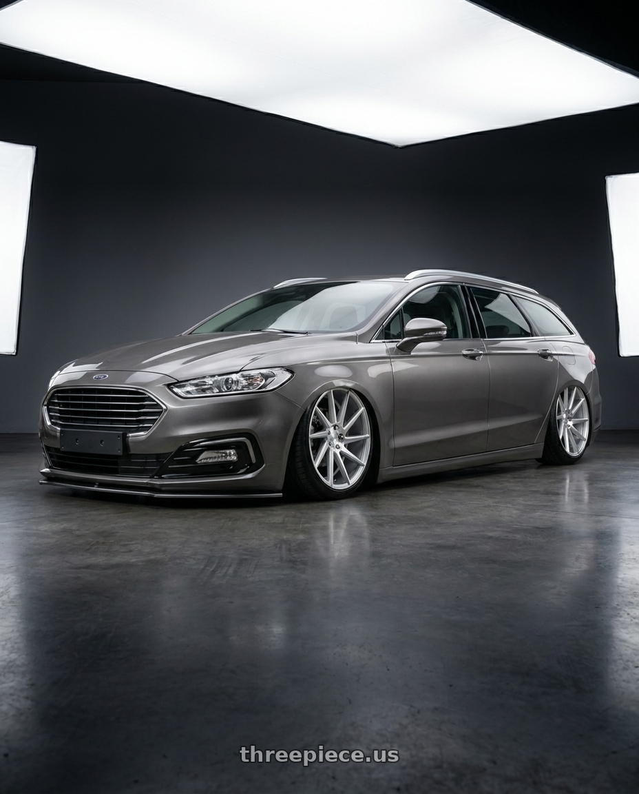 2020 Mondeo Wagon with Niche 1PC M112 SURGE 5X114.3 19X8.5 +35 GLOSS SILVER MACHINED wheels
