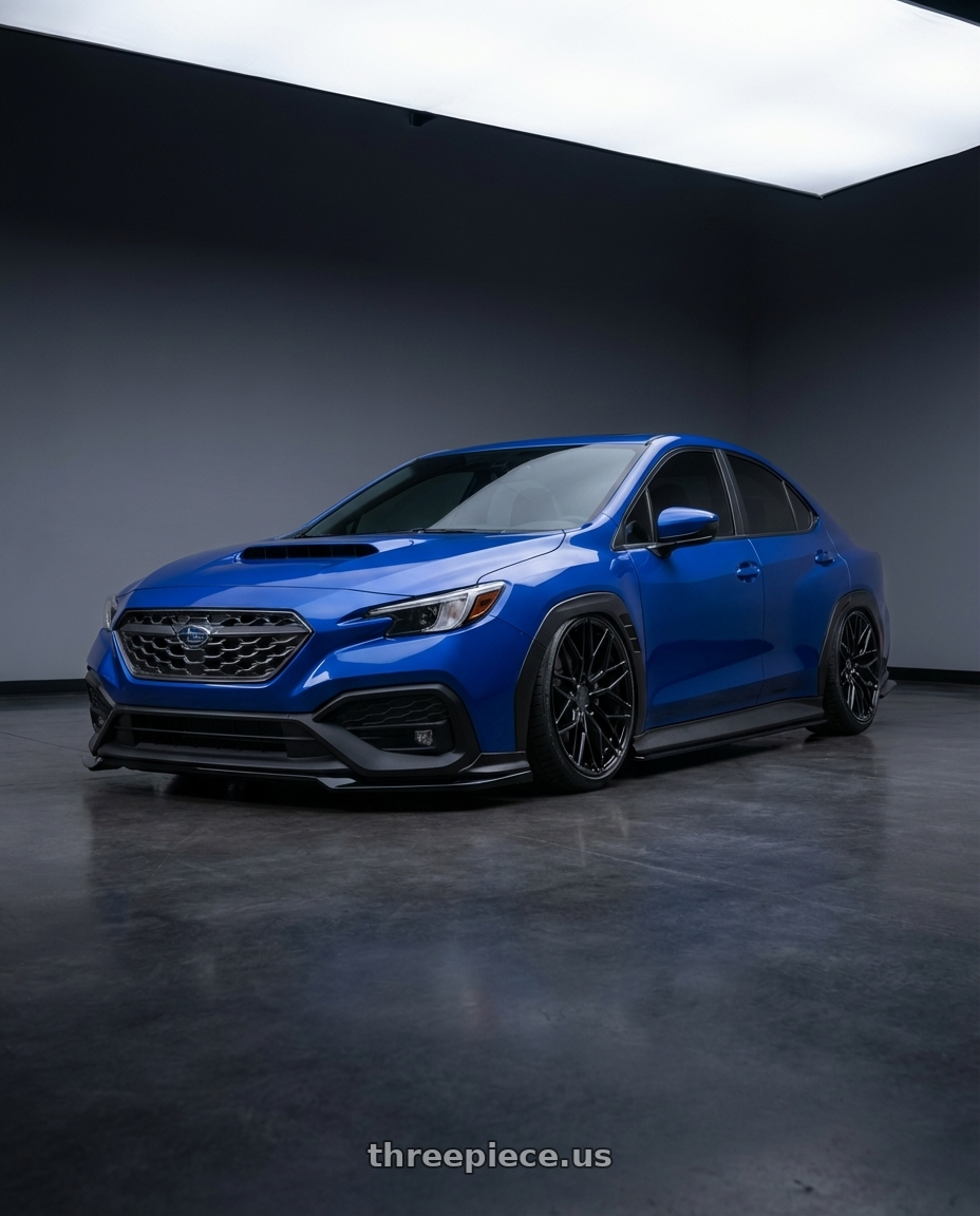2024 Subaru WRX with Avant Garde Wheels M520R 5X114.3 19x9.5 +40 Gloss Black wheels