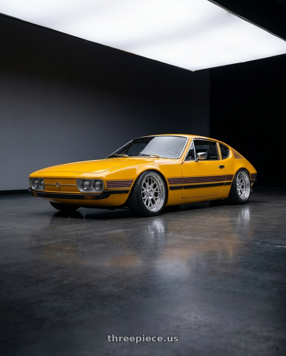 1974 VW SP2 with CCW CZ14 5x130 17x7 +70 Polished wheels