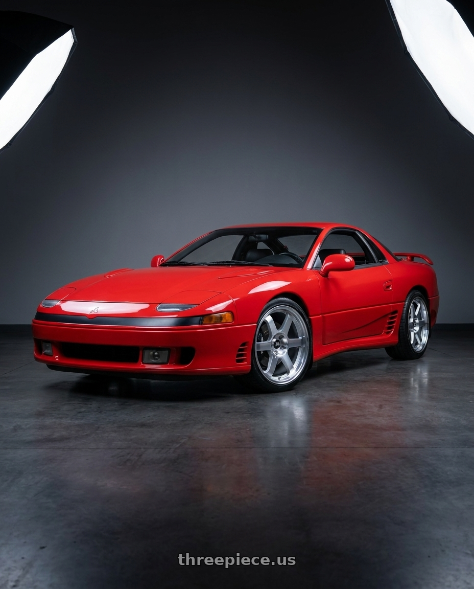 1993 Mitsubishi 3000gt vr4 with MST Wheels Time Attack 5X114.3 18X8.5 +40 Machined wheels