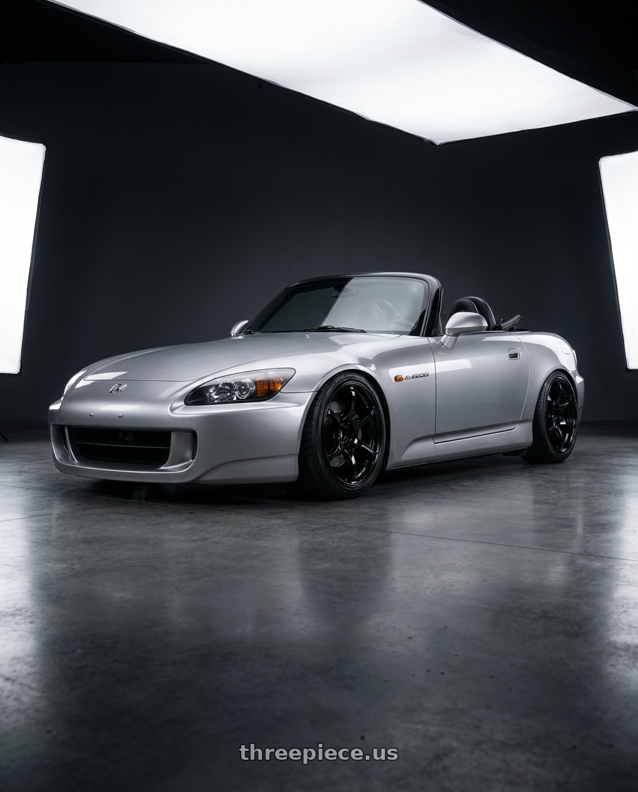 2009 Honda S2000 with Advan RGIII 5x114.3 18x9.0+45 Gloss Black wheels