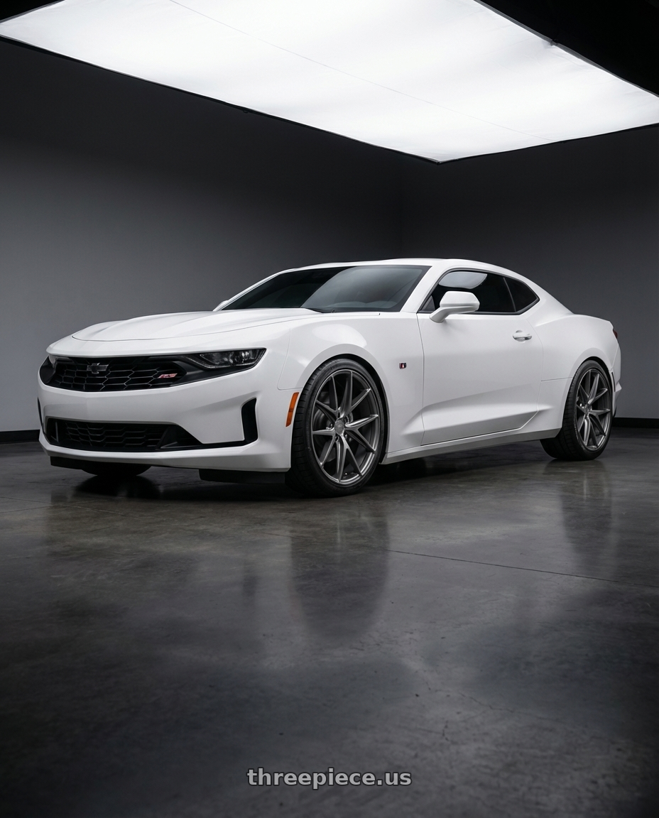 2022 Chevrolet Camaro with Niche 1PC M116 MISANO 5X120 20X10.5 +35 MATTE GUN METAL wheels